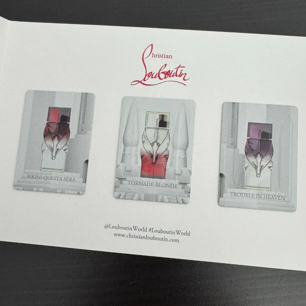 Christian Louboutin 3-pc blotter single use samples